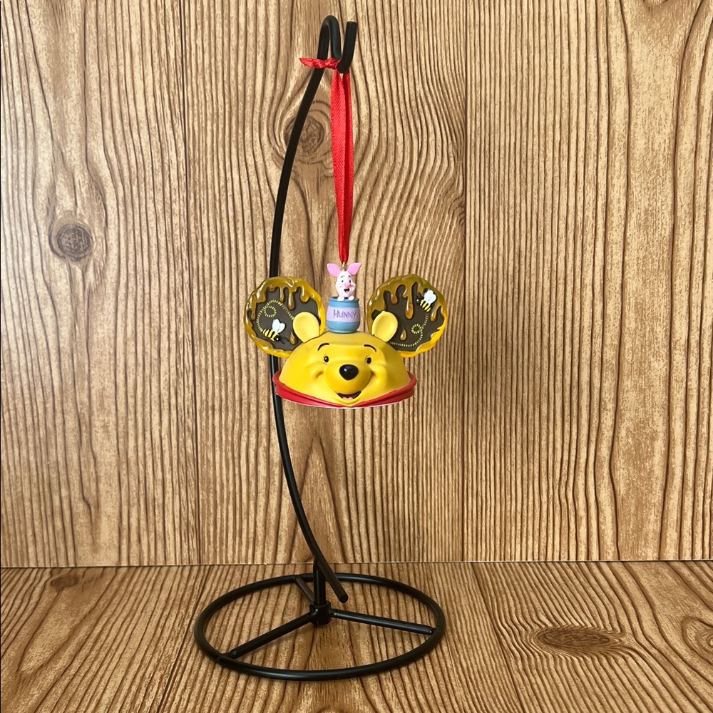 EUC Disney Parks Exclusive Winnie The Pooh Ear Hat Christmas Ornament